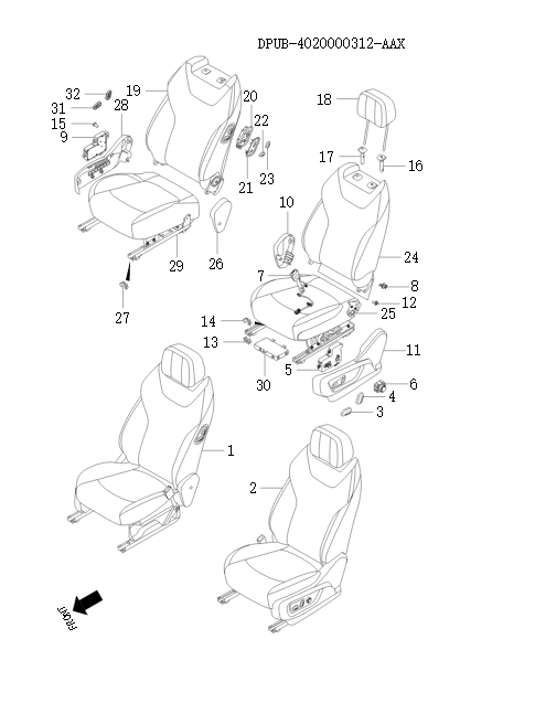 Front seats    49