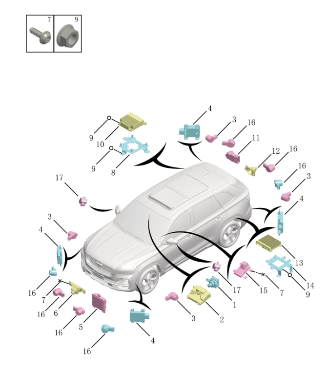 parking sensor7088