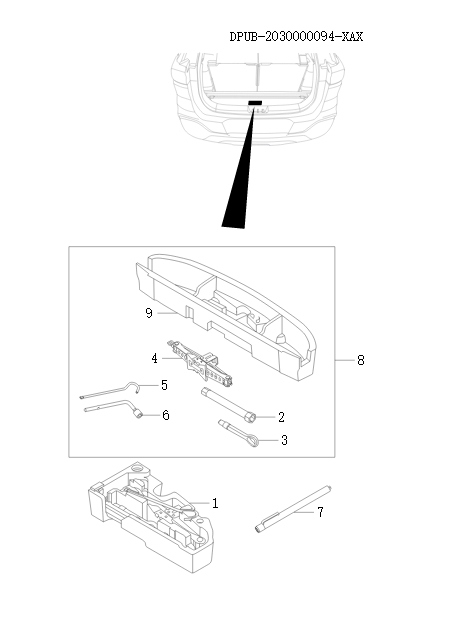 Jack tool    107